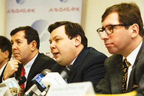 The Alfa-bank trio. From left to right: Alex Knaster, Mikhail Fridman, Petr Aven. Source: PhotoXpress
